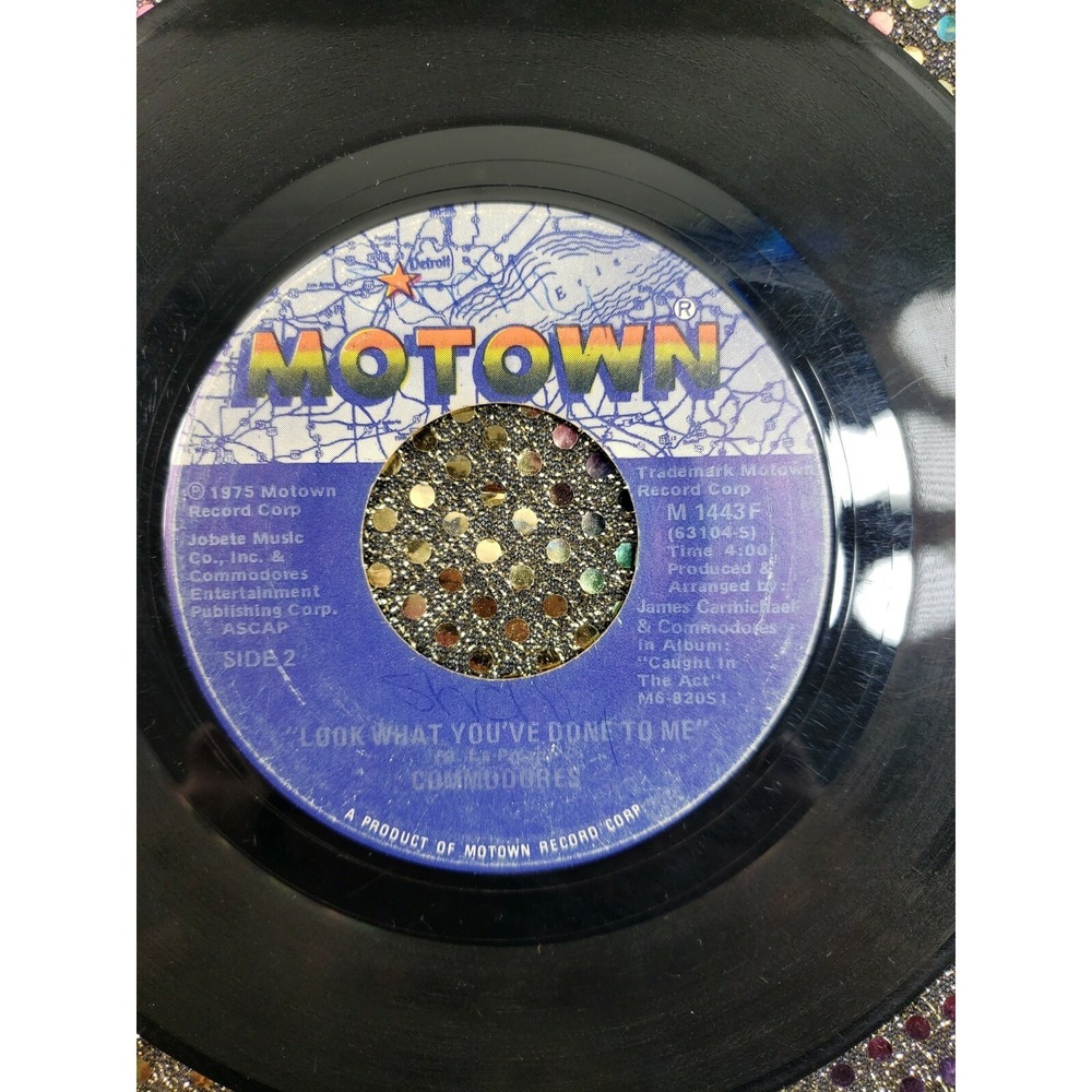 COMMODORES 45 RPM - "Three Times‎ a Lady" "Look What You've Done to Me" M4